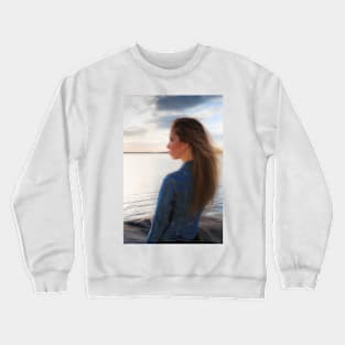 Evening by the Sea Crewneck Sweatshirt